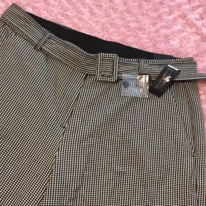 New Lane Bryant Sz 20 Checks Culottes Capri Pants.